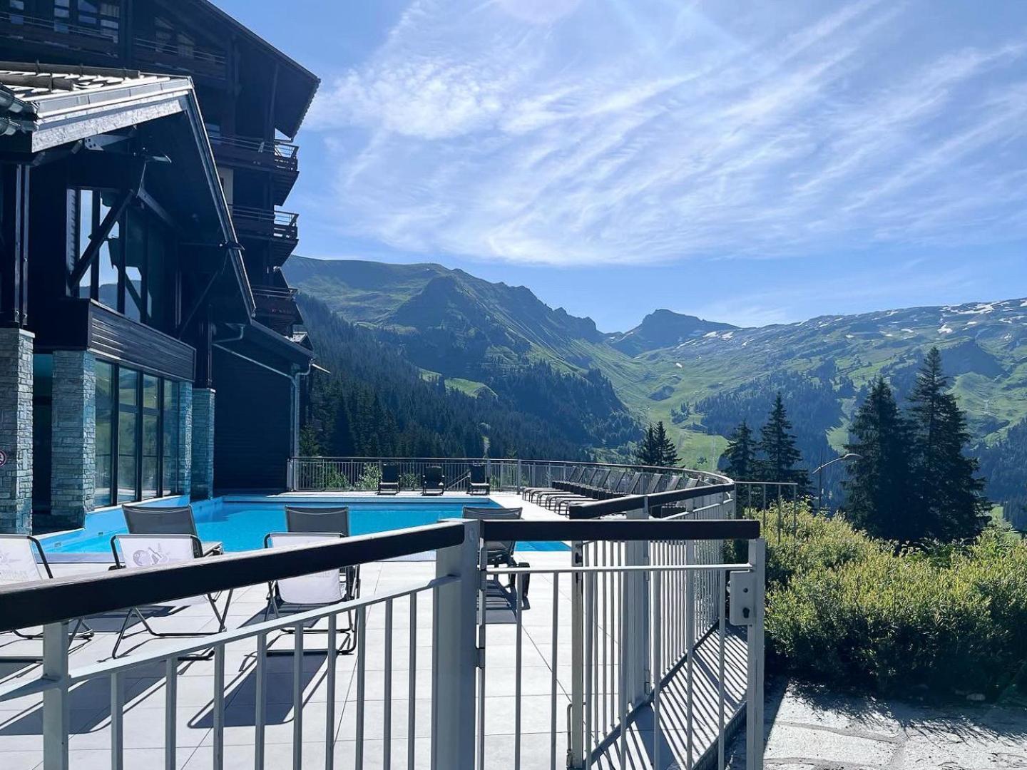 Large One-Bedroom Apartment, Wheelchair Adapted, Les Terrasses D'Eos Flaine Exterior photo