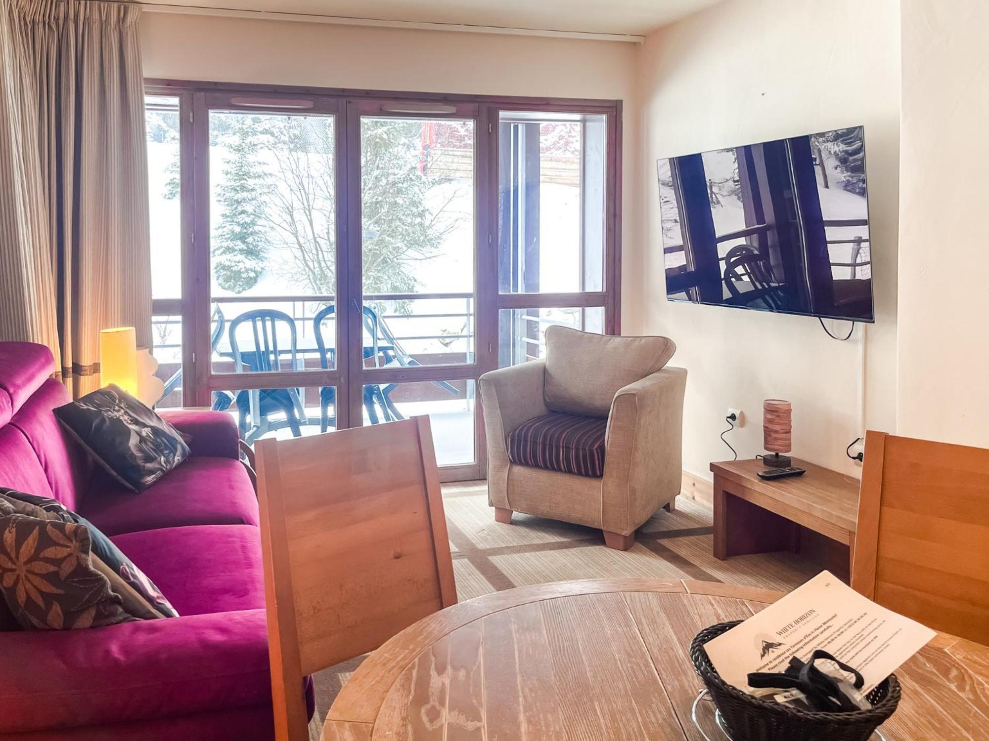 Large One-Bedroom Apartment, Wheelchair Adapted, Les Terrasses D'Eos Flaine Exterior photo